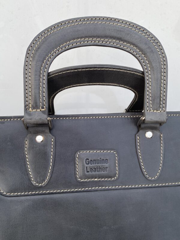 Waxy Leather Laptop Bag WLB_G_1