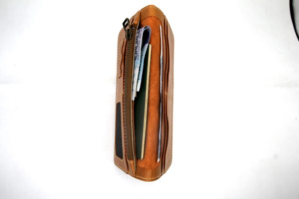 IMG_1197 Waxy Cow Leather Long Wallet WLLW_T_1