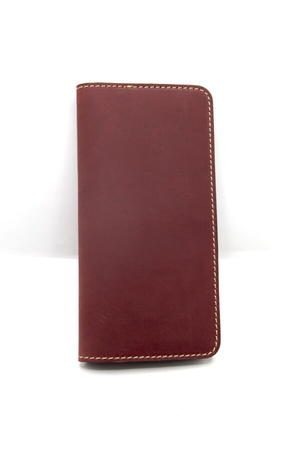 Pull Up Leather Long Wallet PLW_R_1