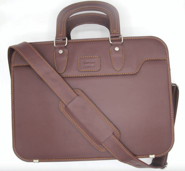 Milled Leather Laptop Bag WLB_M_1