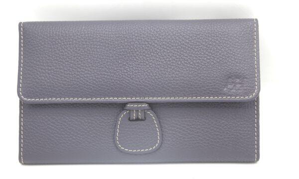 Ladies Trifold Leather Long Wallet LLL_1