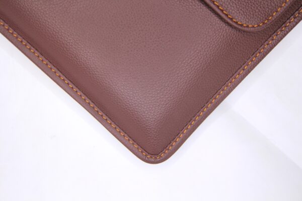 Milled Leather Laptop Sleeve MLS_1