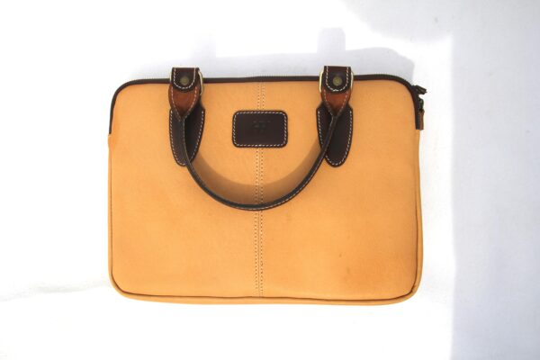 Handled Leather Laptop Sleeve_D1