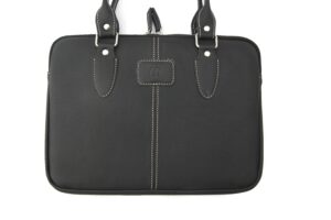 Handled Leather Laptop Sleeve_D1