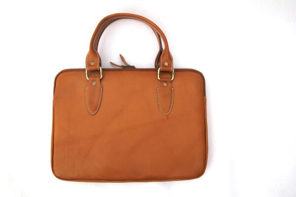 Handled Leather Laptop Sleeve_D1