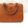 Handled Leather Laptop Sleeve_D1