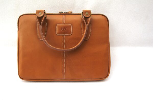 Handled Leather Laptop Sleeve_D1