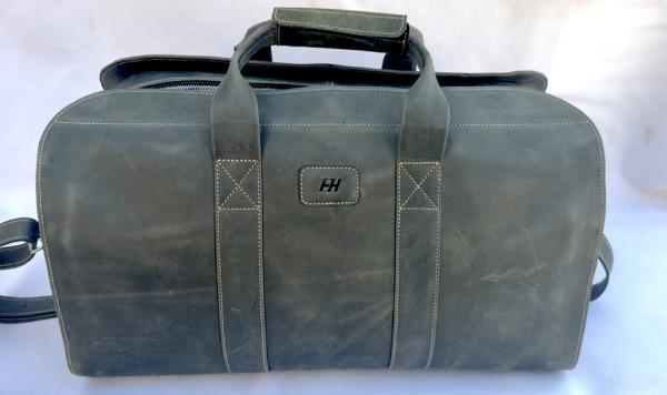 Smart Leather Duffle Bag