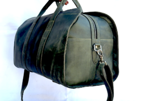 Smart Leather Duffle Bag