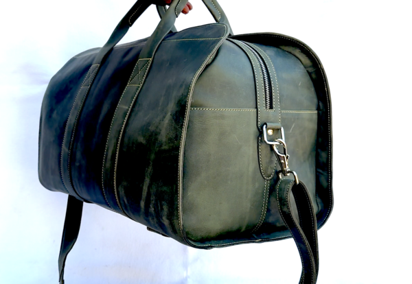 Smart Leather Duffle Bag