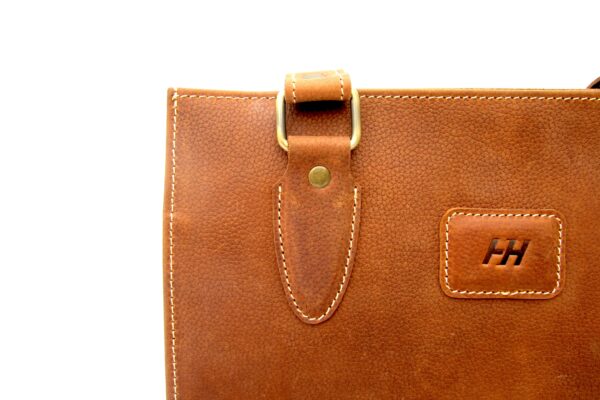 Cow Leather Vertical Tote bag - D2