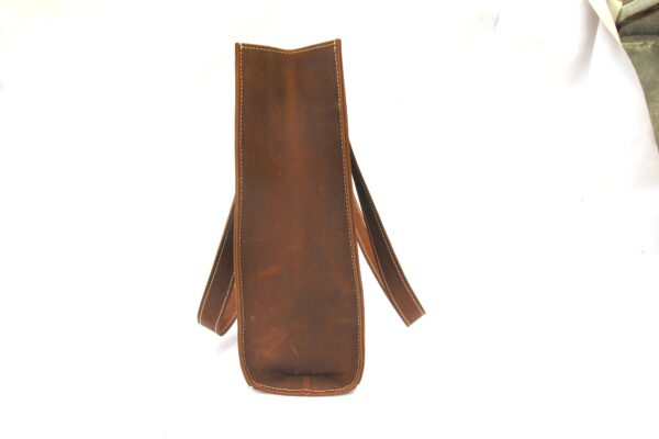 Cow Leather Vertical Tote bag - D2